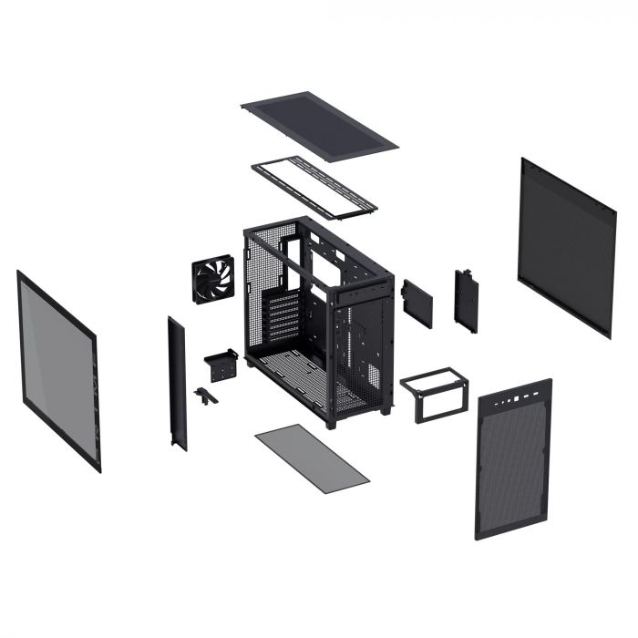 Корпус Asus Prime AP303 TG Black (90DC00V0-B39010)