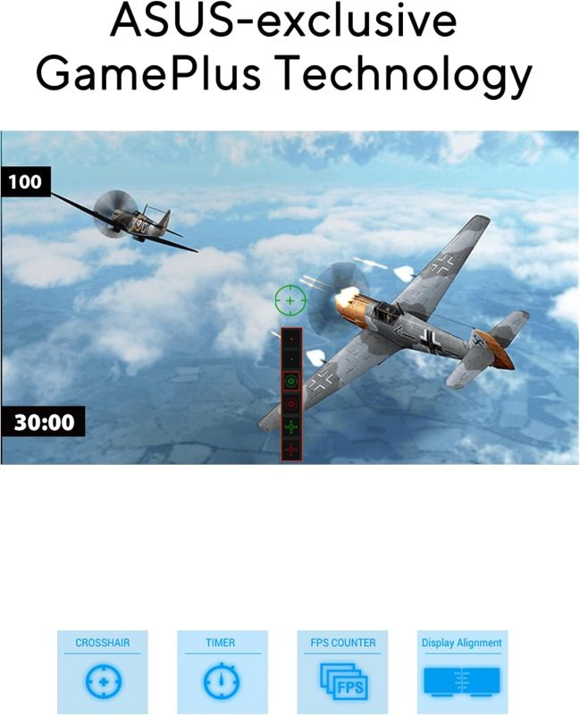 Монітор Asus 21.45" VP227HF (90LM0880-B01O71) VA Black 100Hz