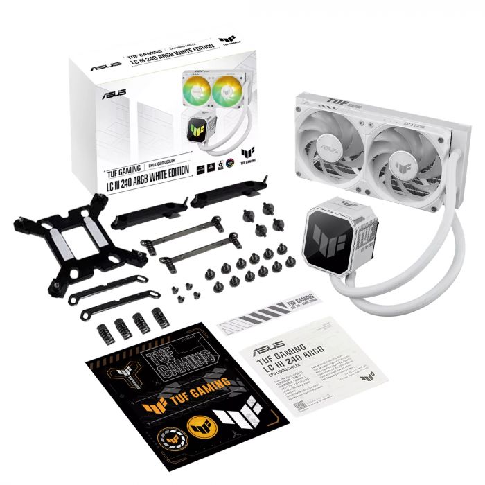 Система водяного охолодження Asus TUF Gaming LC III 240 ARGB White (90RC01J2-B0EAY0)