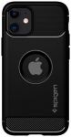 Чохол-накладка Spigen Rugged Armor для Apple iPhone 12 Mini Matte Black (ACS01743)