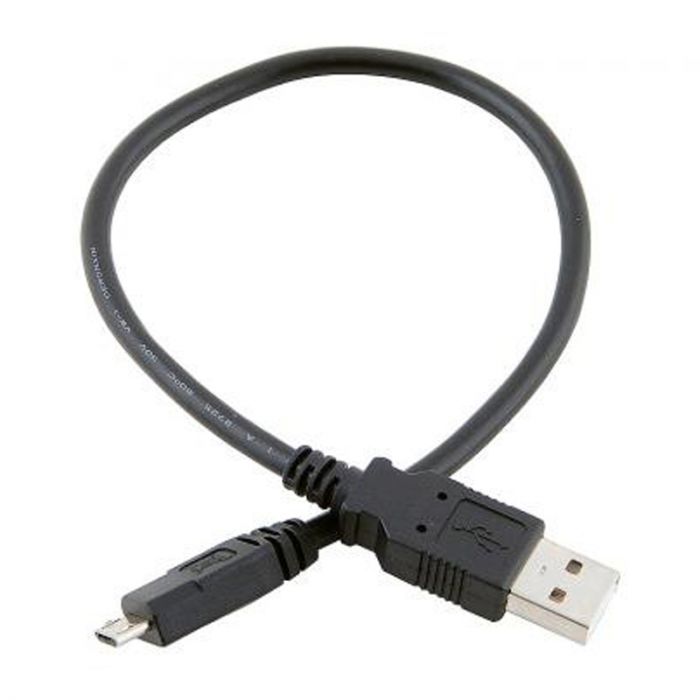 Кабель Atcom USB - micro USB V 2.0 (M/M), 0.8 м, чорний (9174) пакет