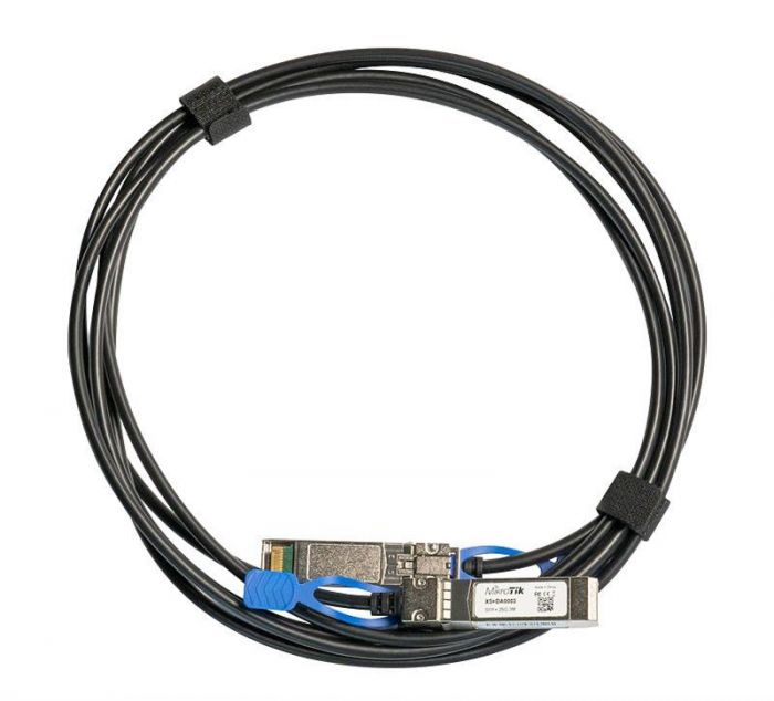 Кабель MikroTik XS+DA0003 (SFP, SFP+, SFP28, 3m, direct attach)