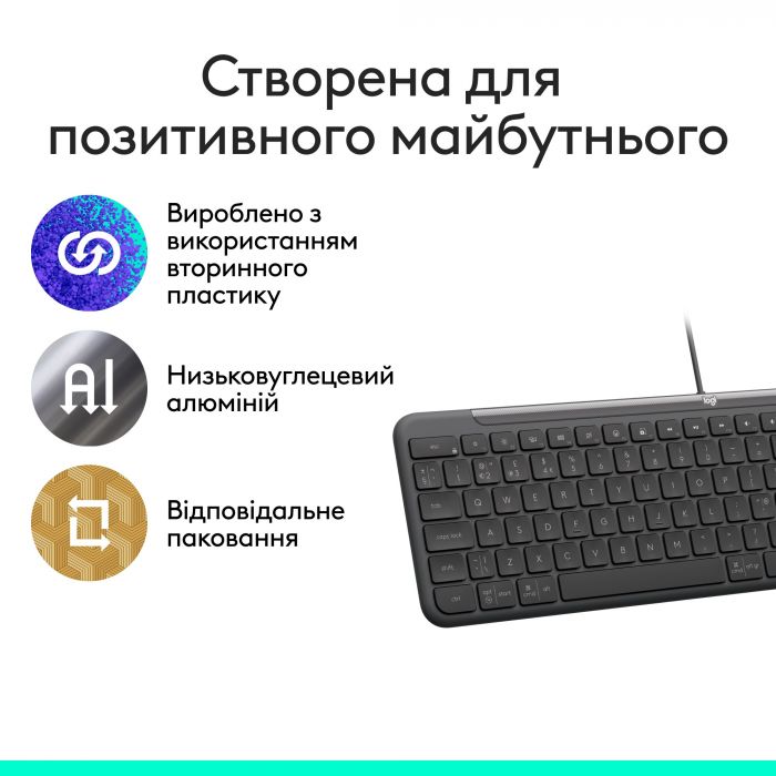Клавіатура Logitech Signature Slim K620 for Business Graphite (920-013333)