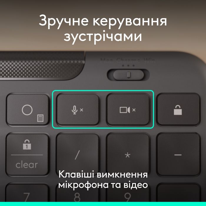 Комплект (клавіатура, миша) Logitech Signature Slim Combo MK620 Graphite (920-013349)