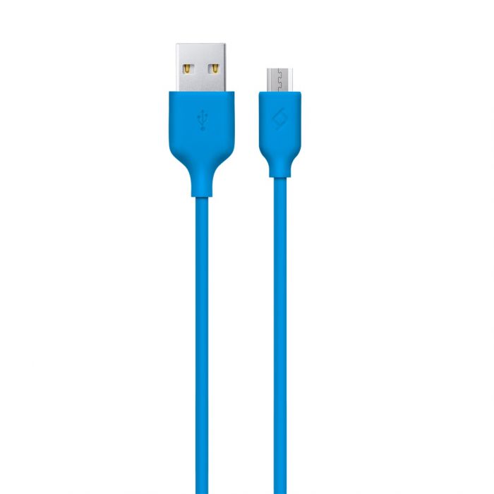 Кабель Ttec USB - мicro USB (M/M), 1.2 м, Blue (2DK7530M) 