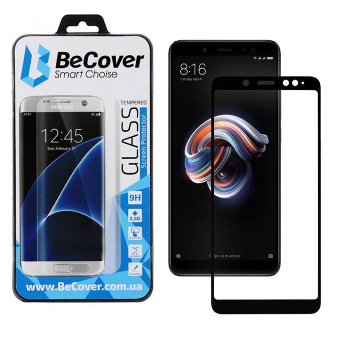 Захисне скло BeCover для Xiaomi Redmi Note 5 Black (702225)