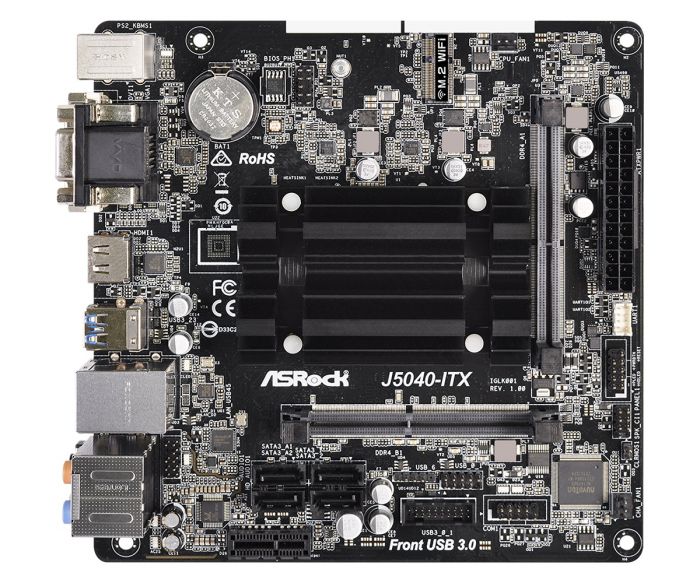 Материнська плата ASRock J5040-ITX Mini ITX