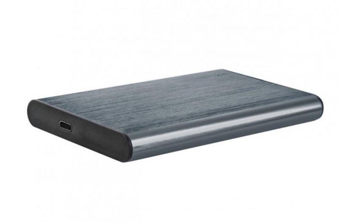 Зовнішня кишеня Gembird SATA HDD 2.5", USB 3.1, алюміній, Grey (EE2-U3S-6-GR)