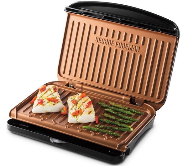 Електрогриль Russell Hobbs 25811-56 George Foreman Fit Grill Copper Medium