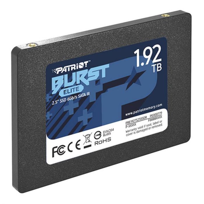 Накопичувач SSD 1.92TB Patriot Burst Elite 2.5" SATAIII TLC (PBE192TS25SSDR)