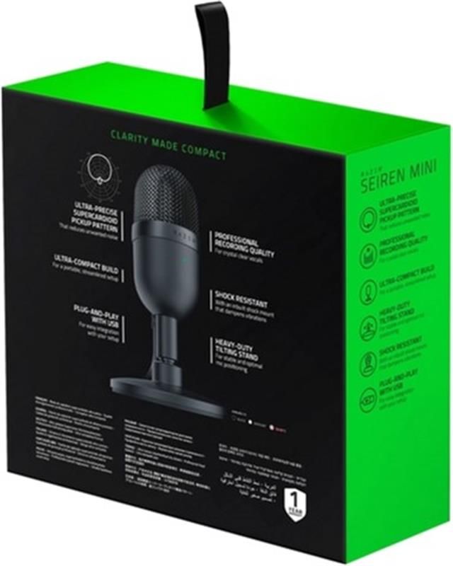 Мікрофон Razer Seiren Mini Black (RZ19-03450100-R3M1)