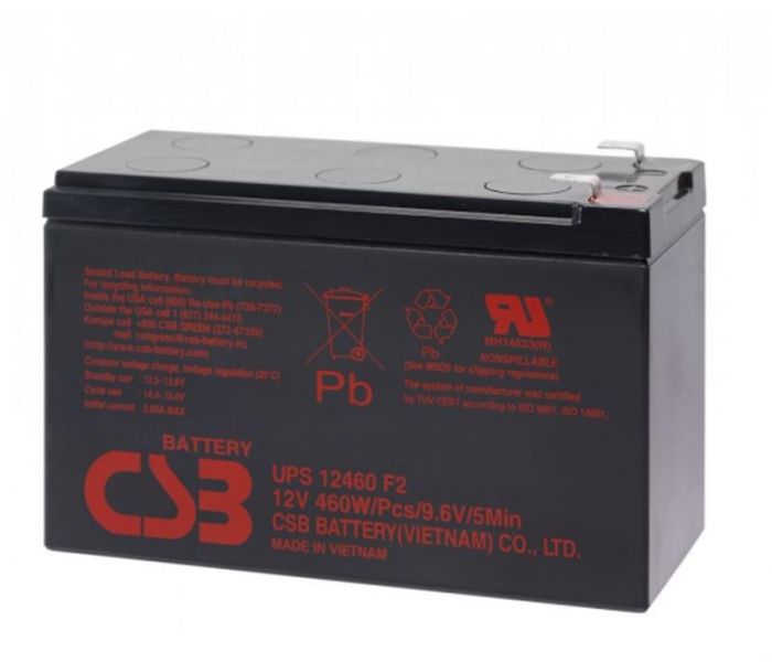 Акумуляторна батарея CSB UPS12460/01840 12V 9AH AGM