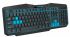 Клавіатура Esperanza EGK201 Ukr (EGK201BUA) Black/Blue USB