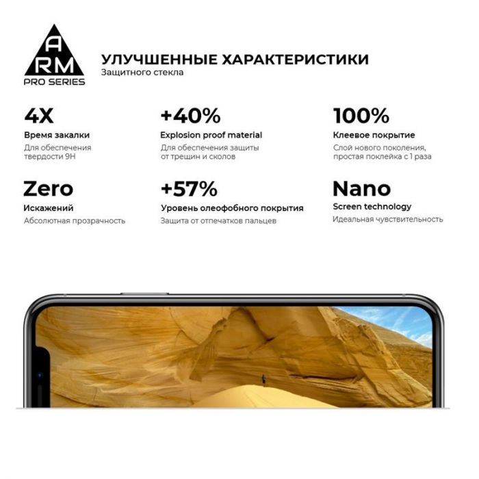 Захисне скло Armorstandart Pro для Samsung Galaxy A12 SM-A125 Black, 0.33mm (ARM57967)