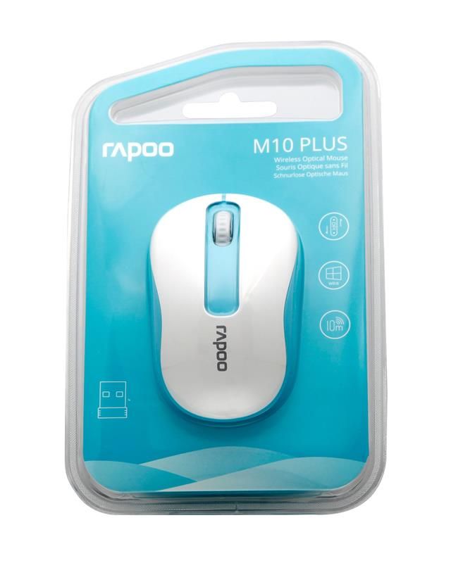 Миша бездротова Rapoo M10 Plus Wireless Blue