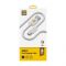 Кабель Luxe Cube USB - USB Type-C (M/M), 3 А, 1 м, білий (8889998698469)
