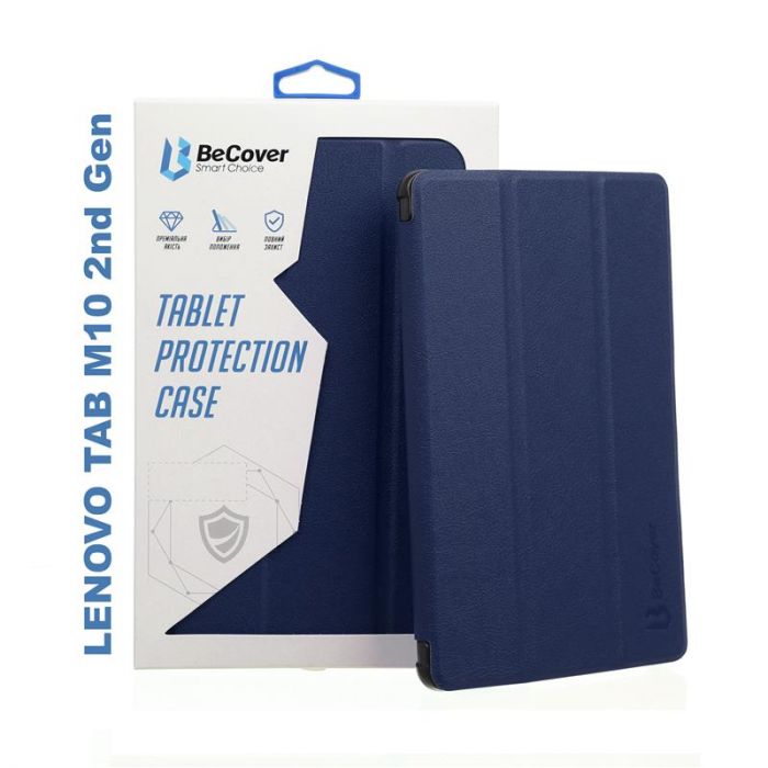 Чохол-книжка BeCover Smart для Lenovo Tab M10 HD 2nd Gen TB-X306 Deep Blue (705628)