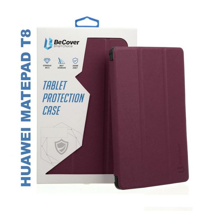 Чохол-книжка BeCover Smart Case для Huawei MatePad T 8 Red Wine (705639)