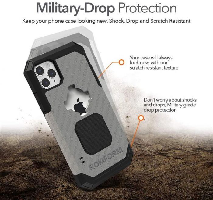 Чохол-накладка Rokform Rugged для Apple iPhone 11 Pro Gun Metal (306643P)