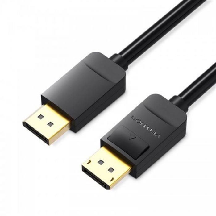 Кабель Vention DisplayPort - DisplayPort (M/M), 1 м, чорний (HACBF)