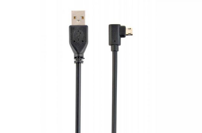 Кабель Cablexpert USB - micro USB V 2.0 (M/M), чорний, 1.8 м (CCB-USB2-AMmDM90-6) 