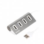 USB-хаб Maxxter 4 ports Silver (HU2A-4P-01)