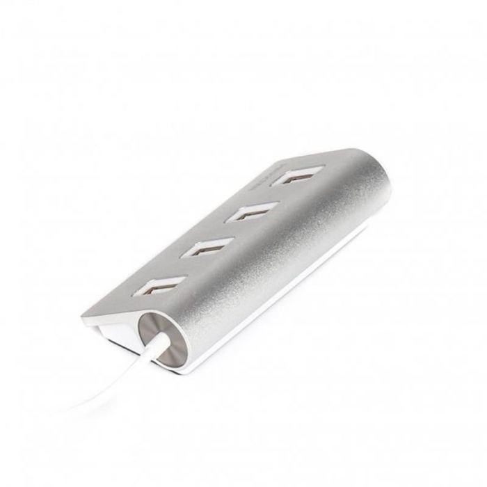 USB-хаб Maxxter 4 ports Silver (HU2A-4P-01)