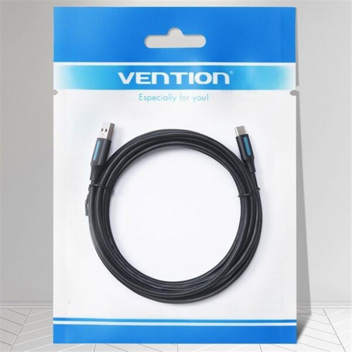 Кабель Vention USB Type-C - USB (M/M), 1.5 м, Black (COKBG)