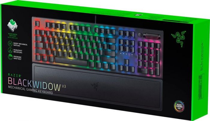 Клавіатура Razer BlackWidow V3 Yellow Switch Black (RZ03-03542100-R3R1)