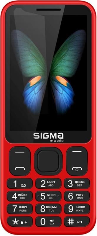 Мобiльний телефон Sigma mobile X-Style 351 Lider Dual Sim Red_