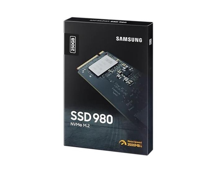 Накопичувач SSD  250GB Samsung 980 M.2 PCIe 3.0 x4 NVMe V-NAND MLC (MZ-V8V250BW)