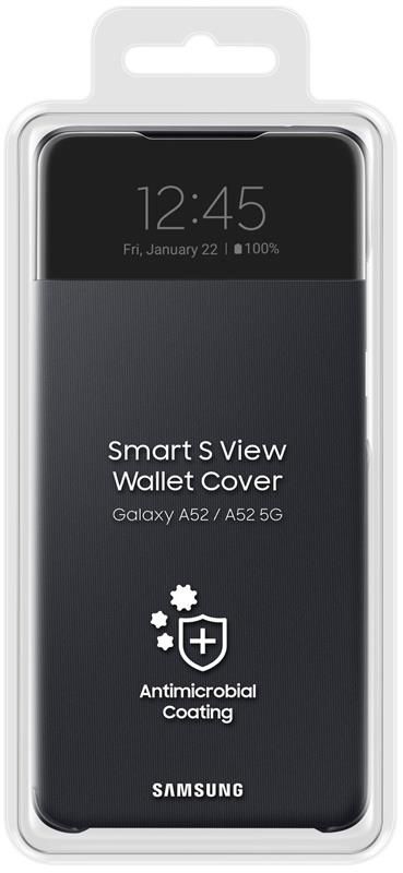 Чохол-книжка Samsung S View Wallet Cover для Samsung Galaxy A52 SM-A525 Black (EF-EA525PBEGRU)
