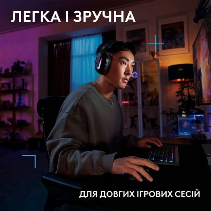 Гарнитура Logitech G522 LightSpeed Wireless Gaming Headset Black (981-001544)