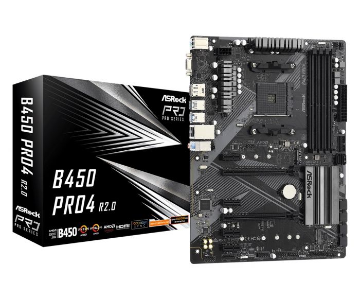 Материнська плата ASRock B450 Pro4 R2.0 Socket AM4