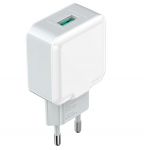 Мережевий зарядний пристрій Grand-X (1xUSB 2.1A) White (CH-03W)