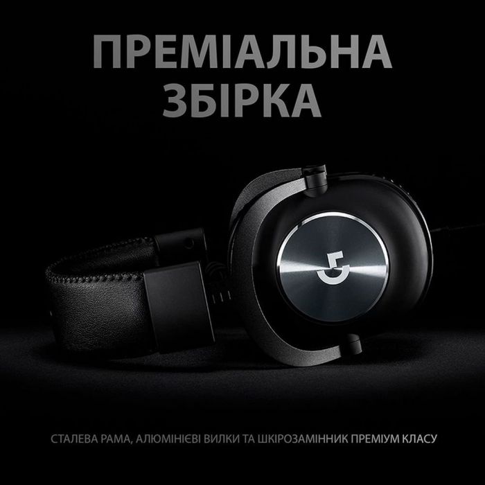 Гарнитура Logitech G Pro X with Stand Black (991-000358)