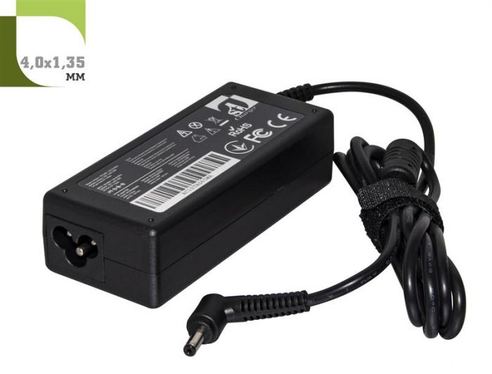 Блок живлення 1StCharger для ноутбука Asus 19V 65W 3.42A 4.0х1.35мм (AC1STAS65WA)