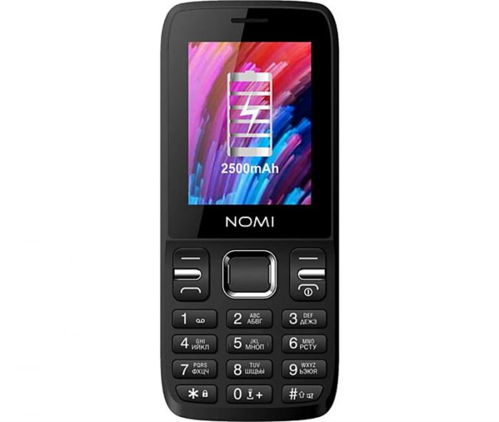 Мобiльний телефон Nomi i2430 Dual Sim Black