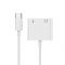 Адаптер Cablexpert USB Type-C - 3.5 мм/USB Type-C (M/F), 0.1 м, White (A-CM-3.5FP-01)