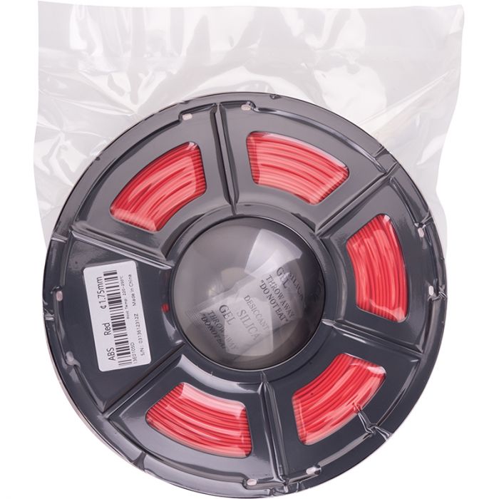 ABS-пластик PowerPlant Filament для 3D-принтера 1.75 мм 1 кг, червоний (PT812882)