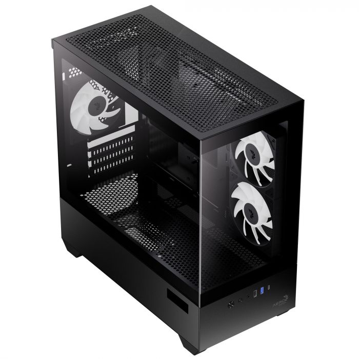 Корпус AeroCool P300D Digi-G-BK-v1 Black (ACCS-PN05033.11)