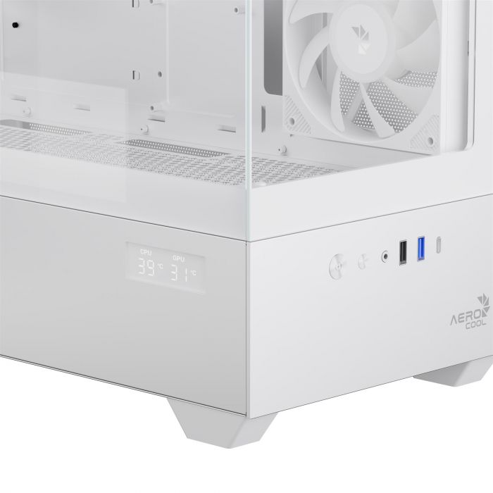 Корпус AeroCool P300D Digi-G-WT-v1 White (ACCS-PN05033.21)