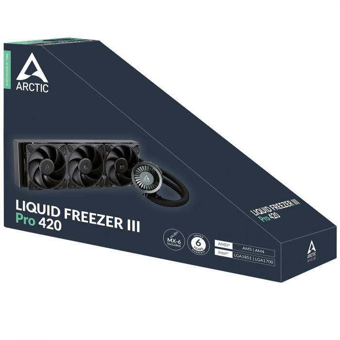 Система водяного охолодження Arctic Liquid Freezer III Pro 420 Black (ACFRE00181A)