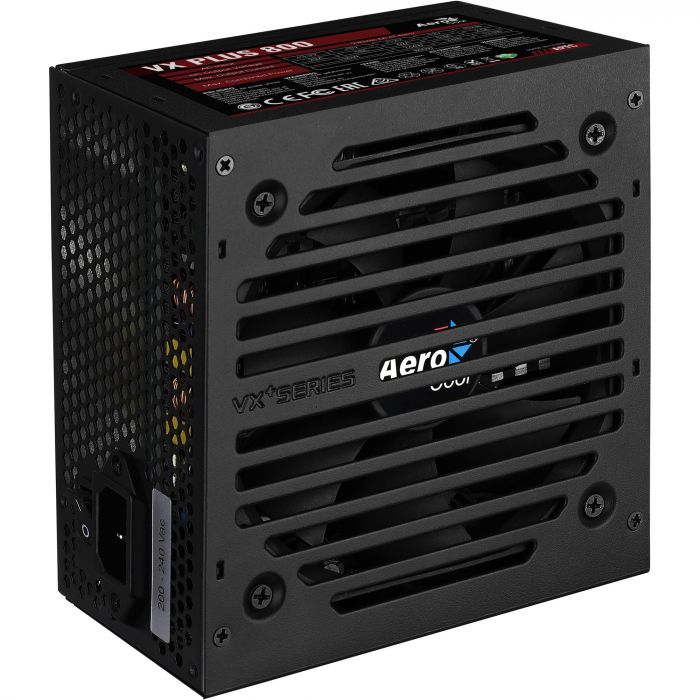 Блок живлення AeroCool VX Plus Stealth 800 (ACPN-VS80AEY.12) 800W