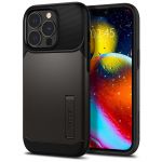 Чохол-накладка Spigen Slim Armor для Apple iPhone 13 Pro Gunmetal (ACS03303)