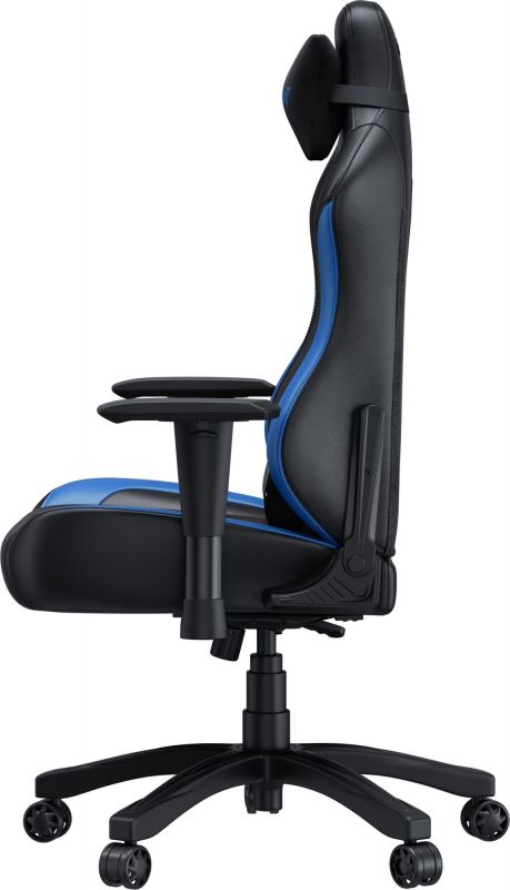 Крісло для геймерів Anda Seat Luna Size L PVC Black/Blue (AD18-48-BS-PV)