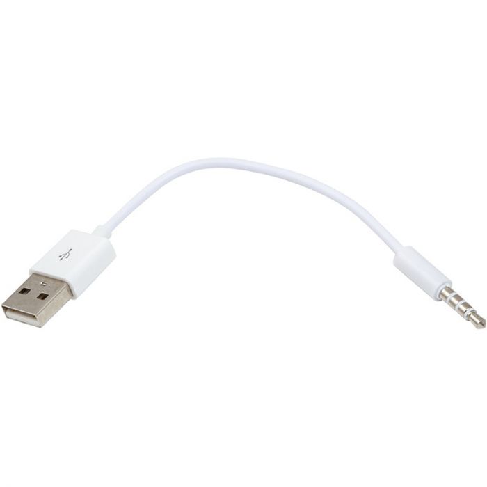 Кабель PowerPlant USB AM - 4pin Jack 3.5мм для iPod Shuffle 0.15 м (CA912827)