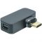 Адаптер PowerPlant USB Type-C - mini DisplayPort (M/F) Black (CA914272)