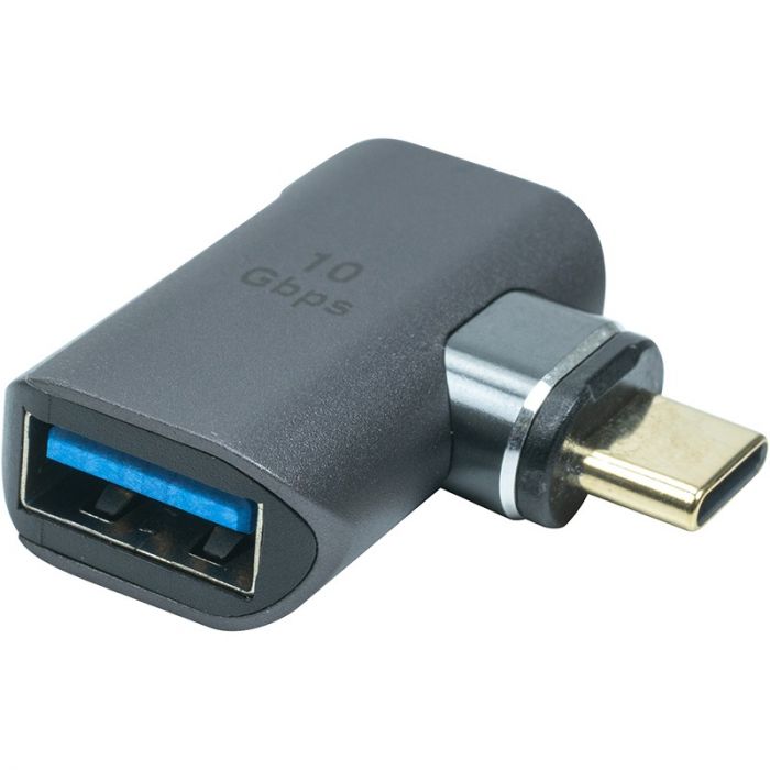 Адаптер PowerPlant USB Type-C - USB (M/F) Black (CA914319)