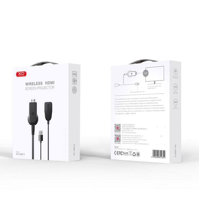 Адаптер XO GB012 HDMI - USB-A (M/M) Black 